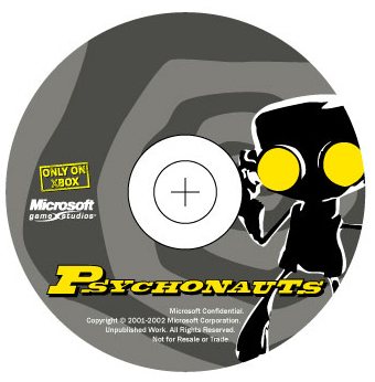 E3 press kit CD label